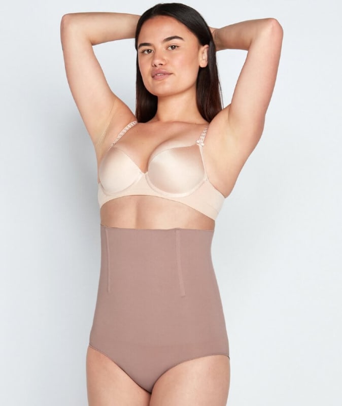 Bendon Medium Control High Waisted Brief - Mocha Shapewear
