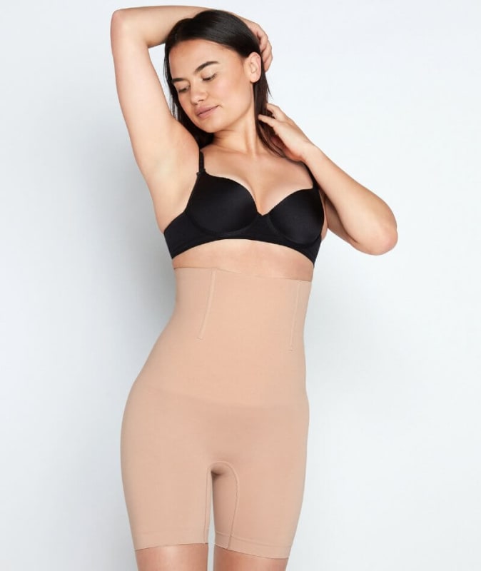 Bendon Medium Control High Waisted Shaper Short - Caramel Shapewear
