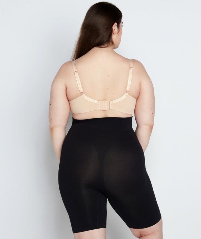 Bendon Medium Control Smoothing High Waisted Shaper Short - Black Shapewear