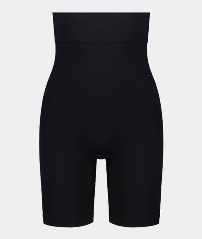Bendon Medium Control Smoothing High Waisted Shaper Short - Black Shapewear