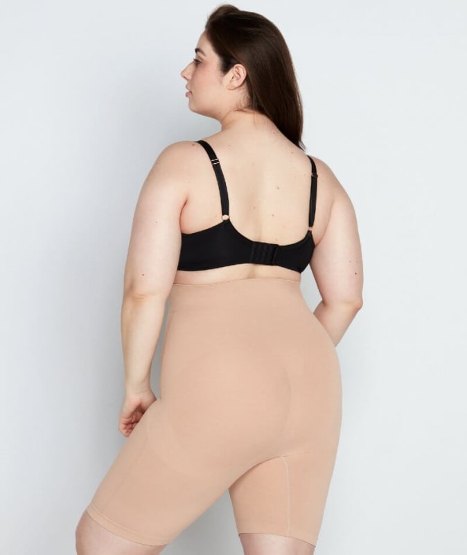 Bendon Medium Control Smoothing High Waisted Shaper Short - Caramel Shapewear