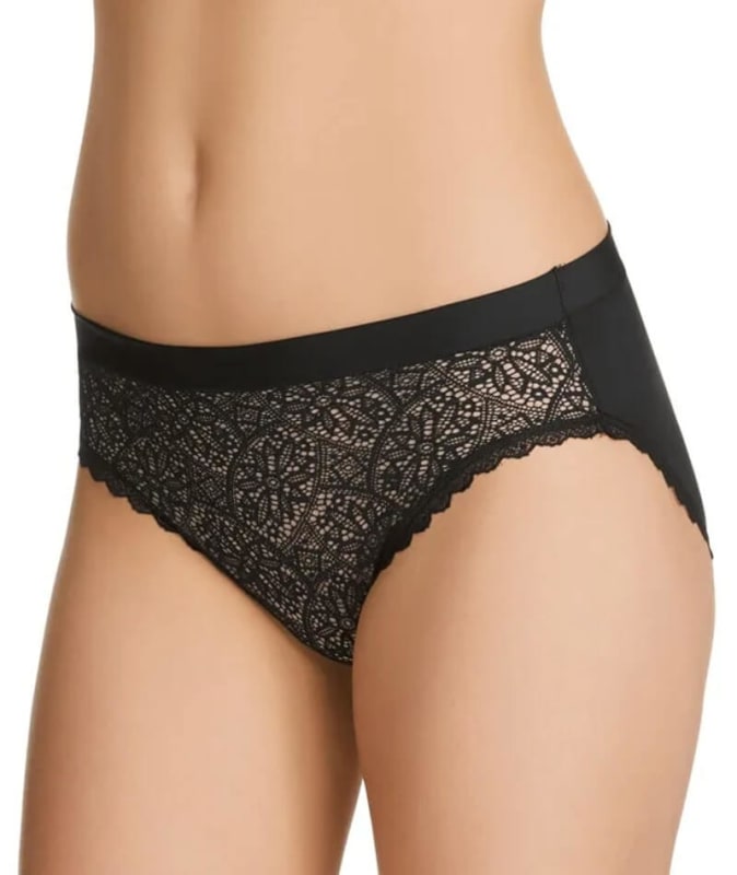 Berlei Barely There Lace Bikini Brief - Black Knickers