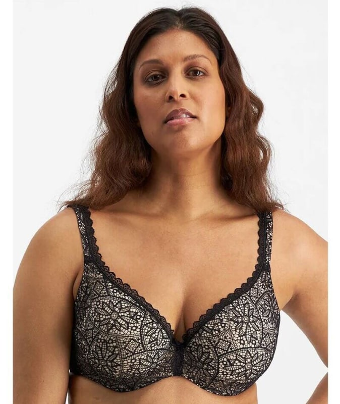 Berlei Barely There Lace Contour Bra - Black Bras 
