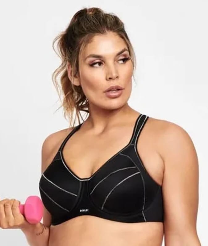 Berlei Full Support Sport Underwire Bra - Black Bras 