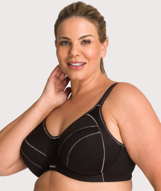 Berlei Full Support Sport Underwire Bra - Black Bras