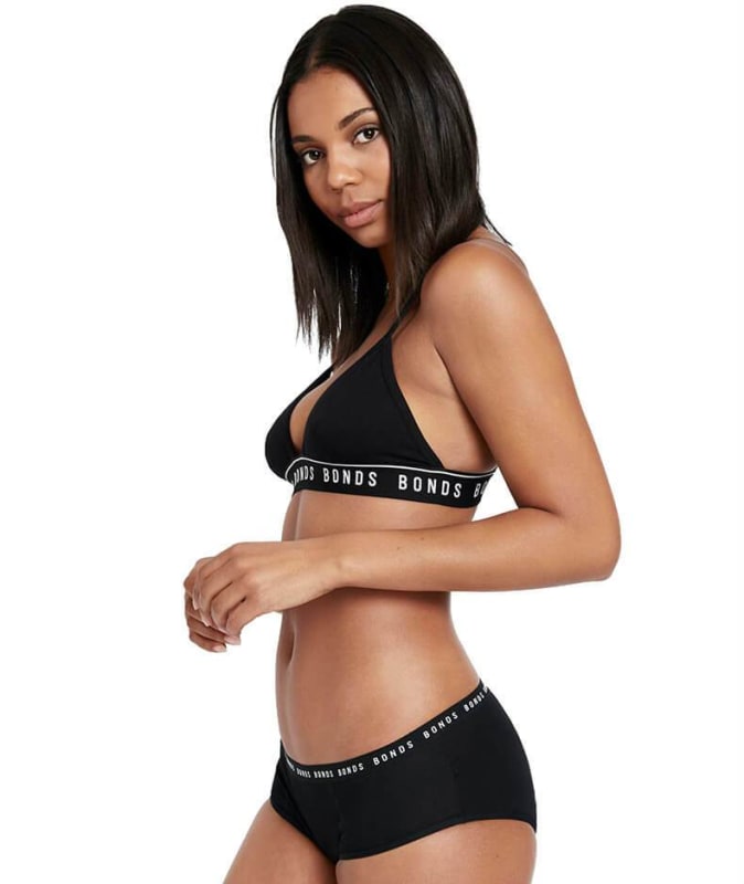 Bonds Bloody Comfy Heavy Period Boyleg - Black Knickers 