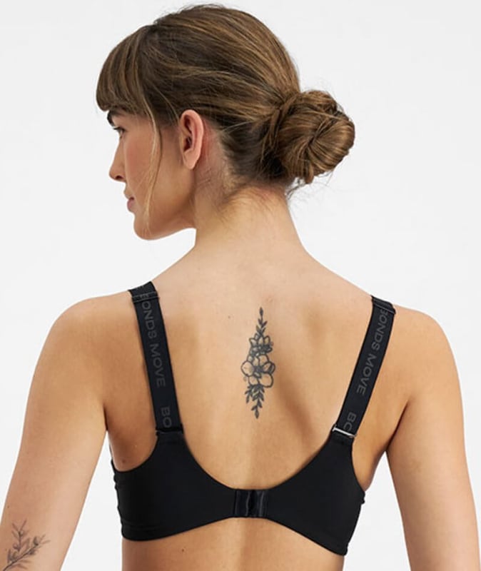 Bonds Move Contour Bra - Black Bras