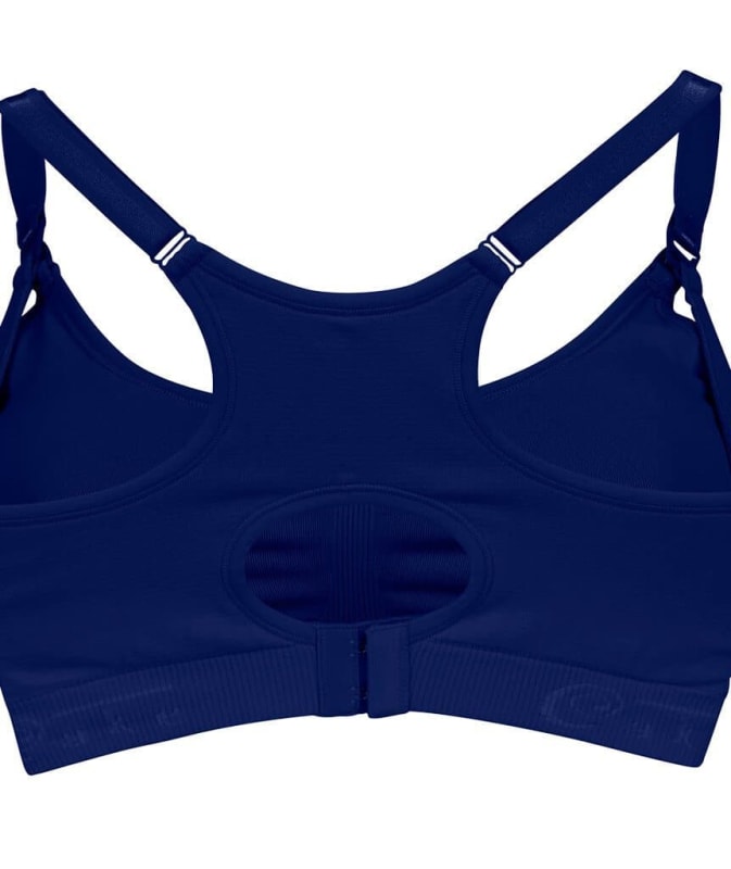 Cake Maternity Cotton Candy Seamless Sleep & Yoga Nursing Bra - Navy Blue Bras
