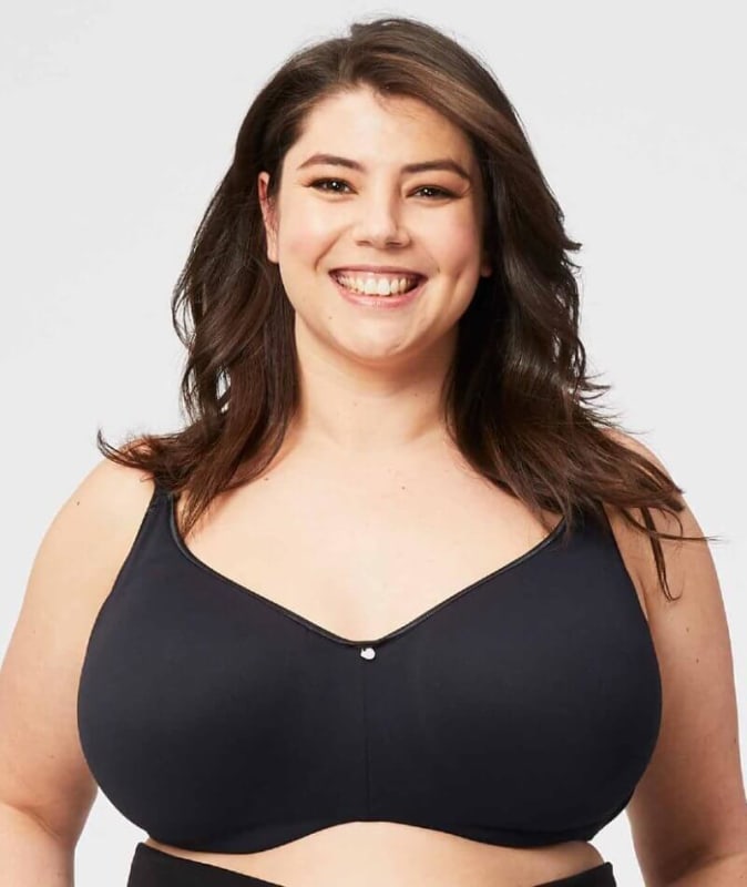 Cake Maternity Croissant Seamless Flexi Wire Nursing Bra - Black Bras