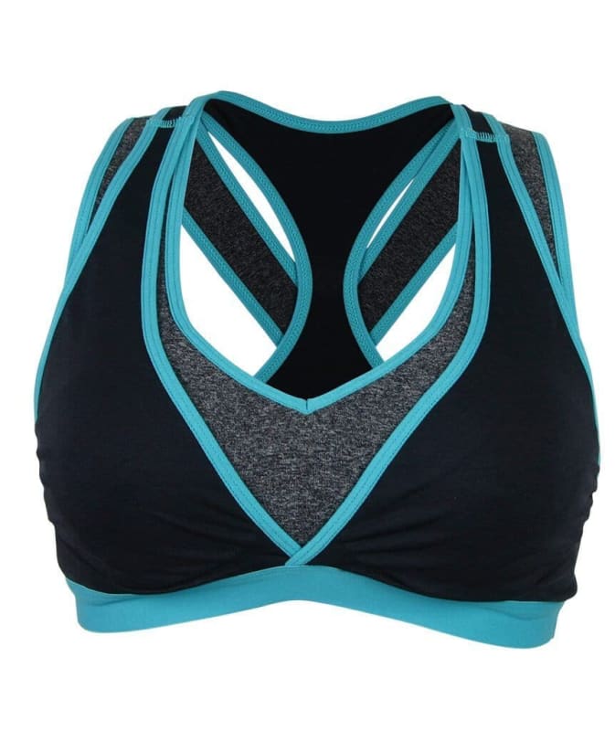 Cake Maternity Lotus Yoga & Hands Free Pumping Bra - Teal Bras 