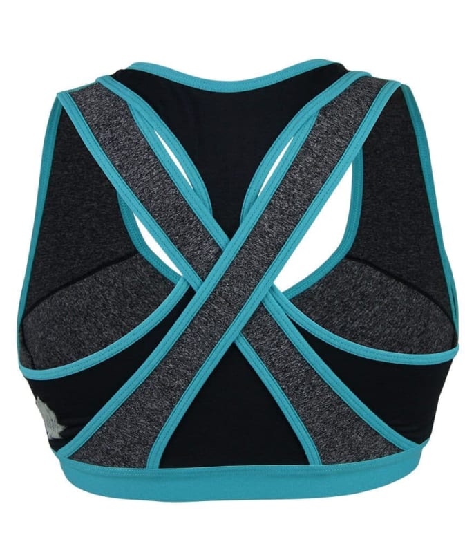 Cake Maternity Lotus Yoga & Hands Free Pumping Bra - Teal Bras