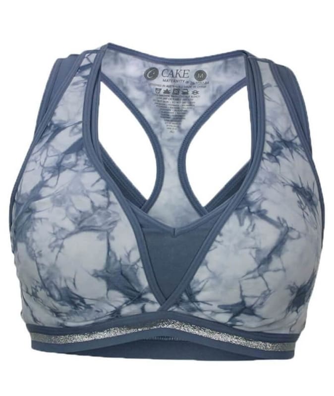 Cake Maternity Lotus Yoga & Hands Free Pumping B-DD Cup Bra - Tie Dye Bras