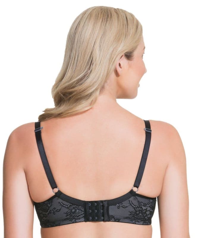 Cake Maternity Waffles 3D Spacer Contour Flexi Wire Nursing Bra - Black Bras