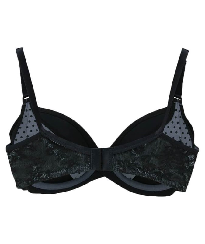 Cake Maternity Waffles 3D Spacer Contour Flexi Wire Nursing Bra - Black Bras