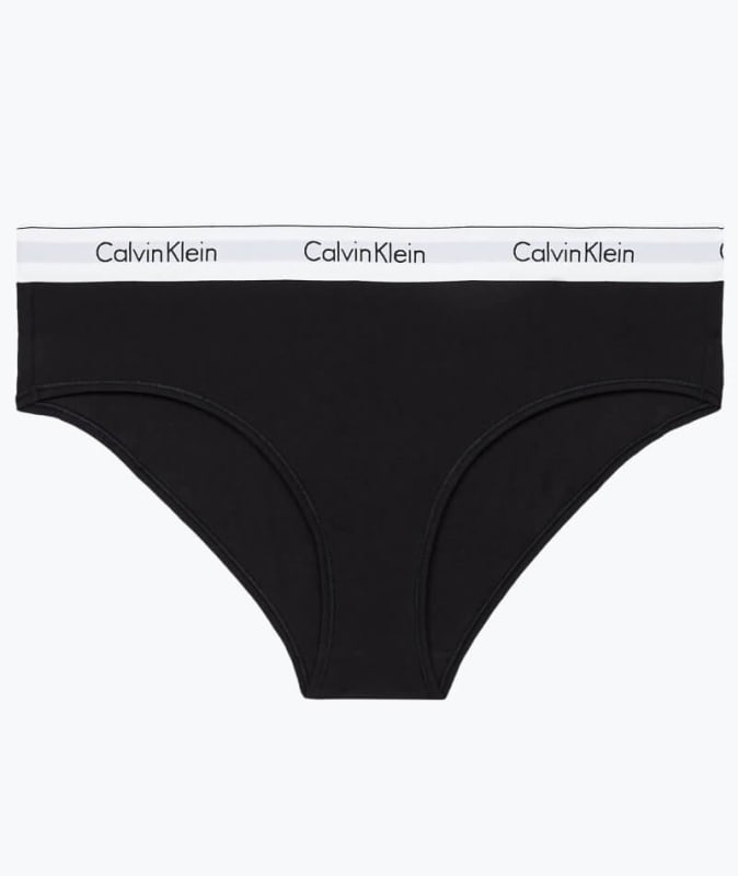 Calvin Klein Modern Cotton Plus Hipster Brief - Black Knickers 
