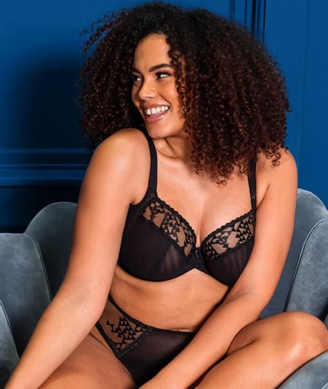Curvy Kate Centre Stage Full Plunge Bra - Black Bras 