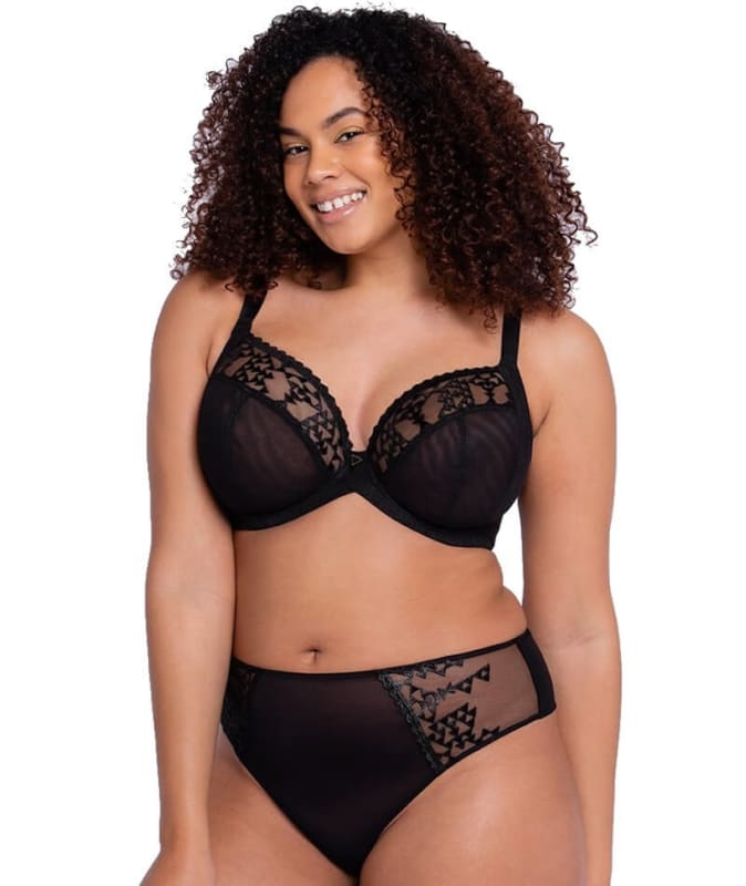 Curvy Kate Centre Stage Full Plunge Bra - Black Bras