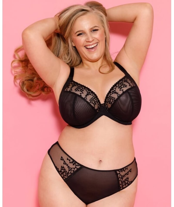 Curvy Kate Centre Stage Full Plunge Bra - Black Bras