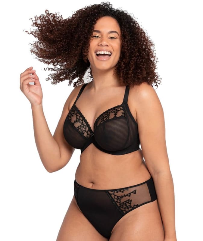 Curvy Kate Centre Stage Full Plunge Bra - Black Bras