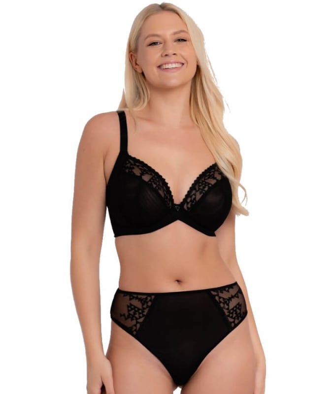 Curvy Kate Centre Stage Full Plunge Bra - Black Bras 