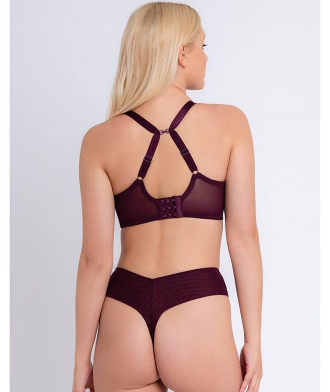 Curvy Kate Centre Stage Full Plunge Bra - Fig Purple Bras