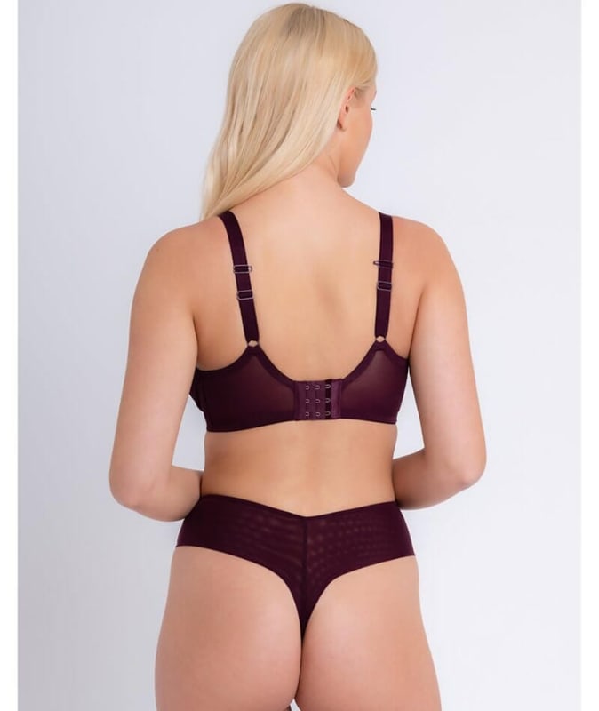 Curvy Kate Centre Stage Full Plunge Bra - Fig Purple Bras 