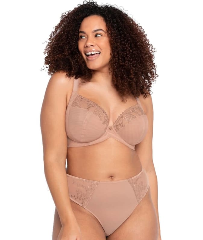 Curvy Kate Centre Stage Full Plunge Bra - Latte Bras 