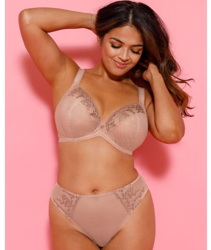 Curvy Kate Centre Stage Full Plunge Bra - Latte Bras 