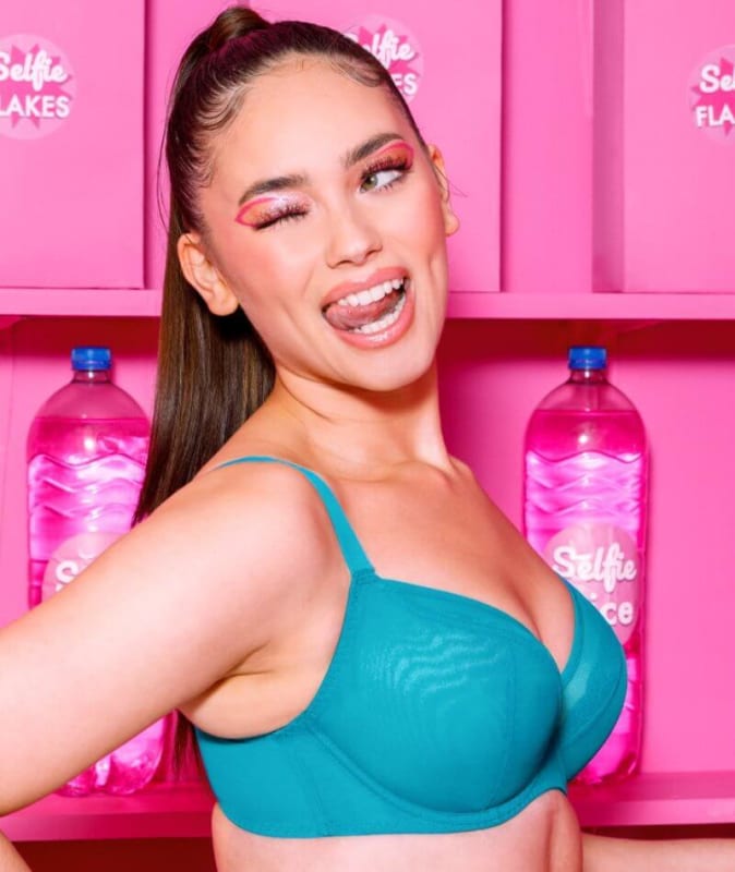 Curvy Kate Eye Spy Balcony Bra - Turquoise Bras 