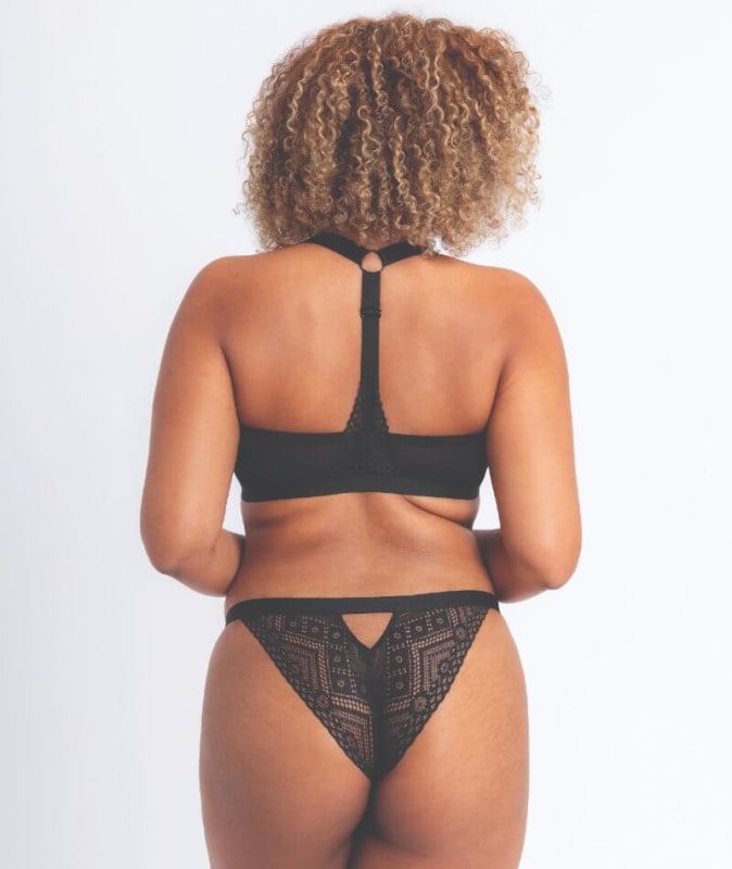 Curvy Kate Front and Centre Bralette - Black Bras