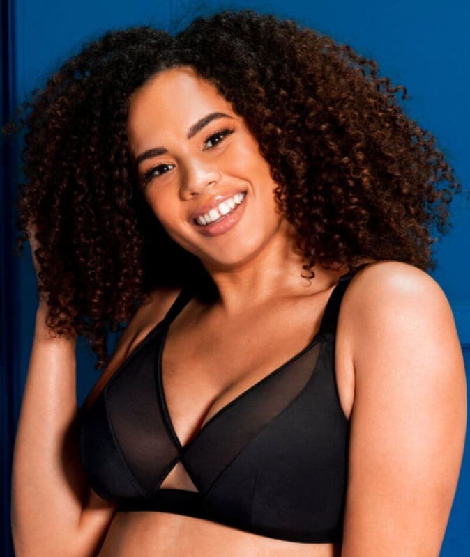 Curvy Kate Get Up and Chill Bralette - Black Bras