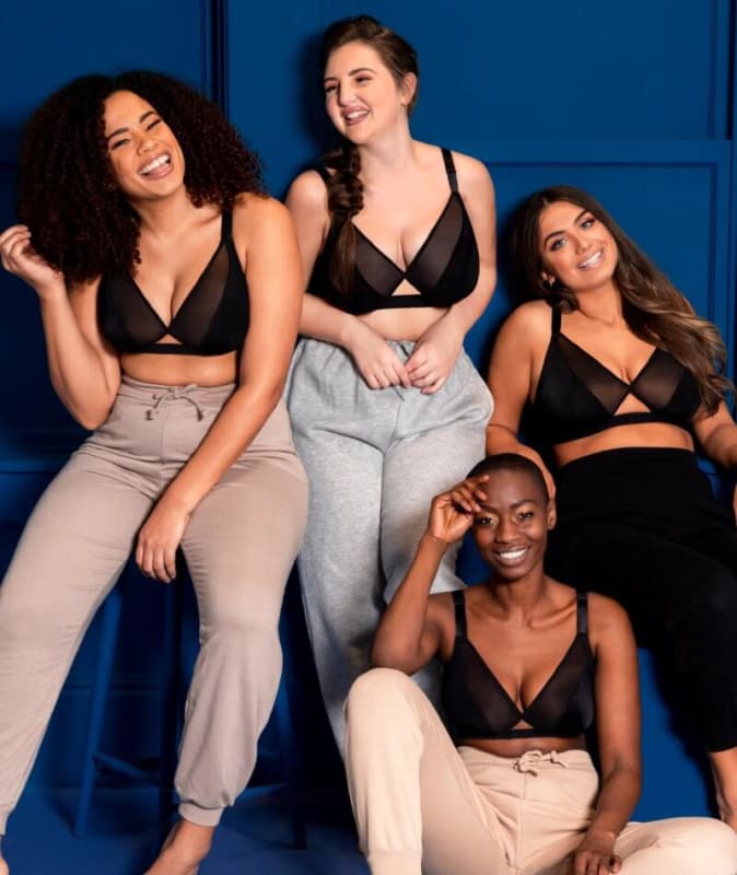 Curvy Kate Get Up and Chill Bralette - Black Bras 