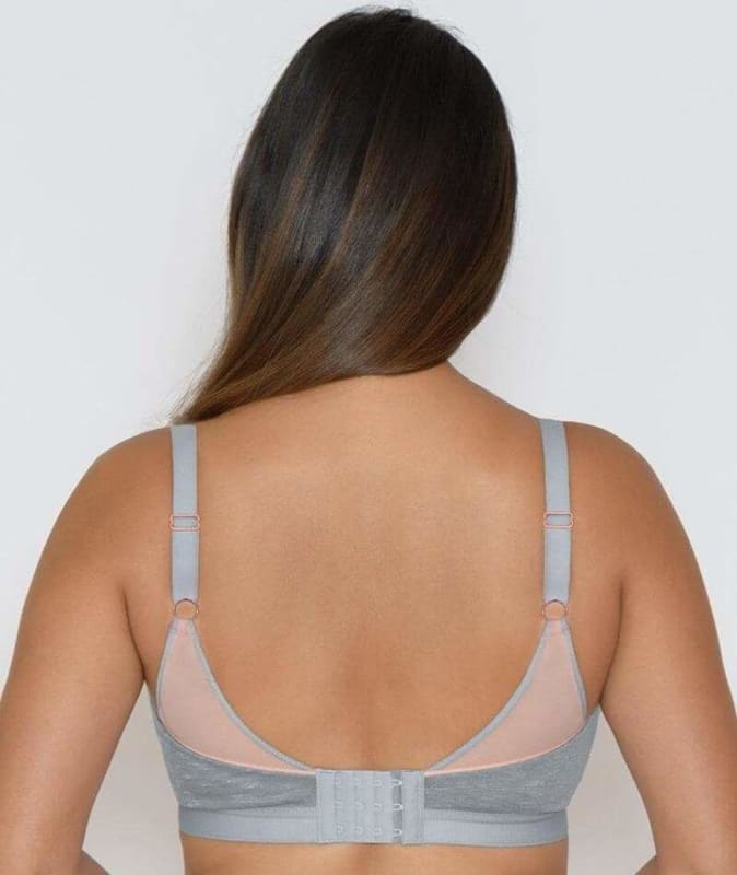Curvy Kate In My Dreams Soft Cup Bralette - Grey/Peach Bras