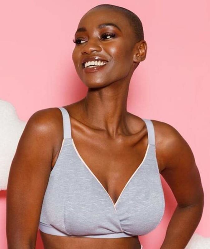 Curvy Kate In My Dreams Soft Cup Bralette - Grey/Peach Bras