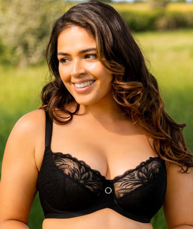 Curvy Kate Lace Daze Balcony Bra - Black Bras