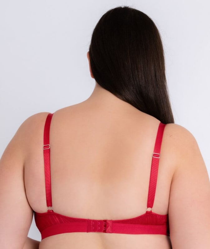 Curvy Kate Lace Daze Bralette - Lipstick Red Bras