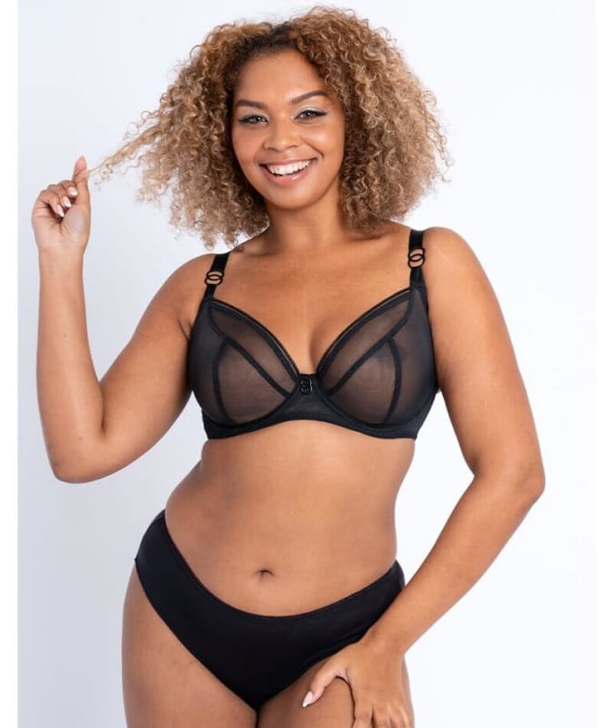 Curvy Kate Lifestyle Plunge Bra - Black Bras 