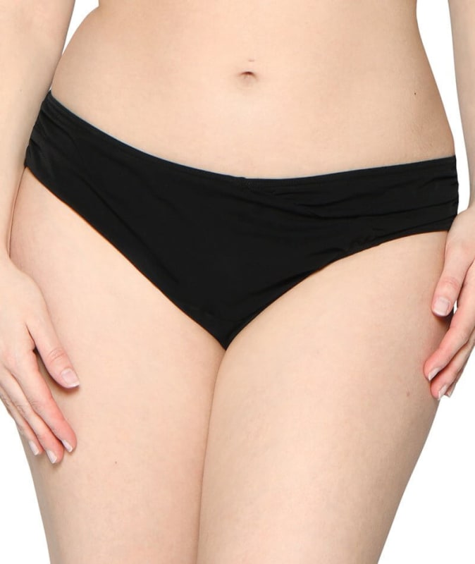 Curvy Kate Wrapsody Bikini Brief - Black Swim