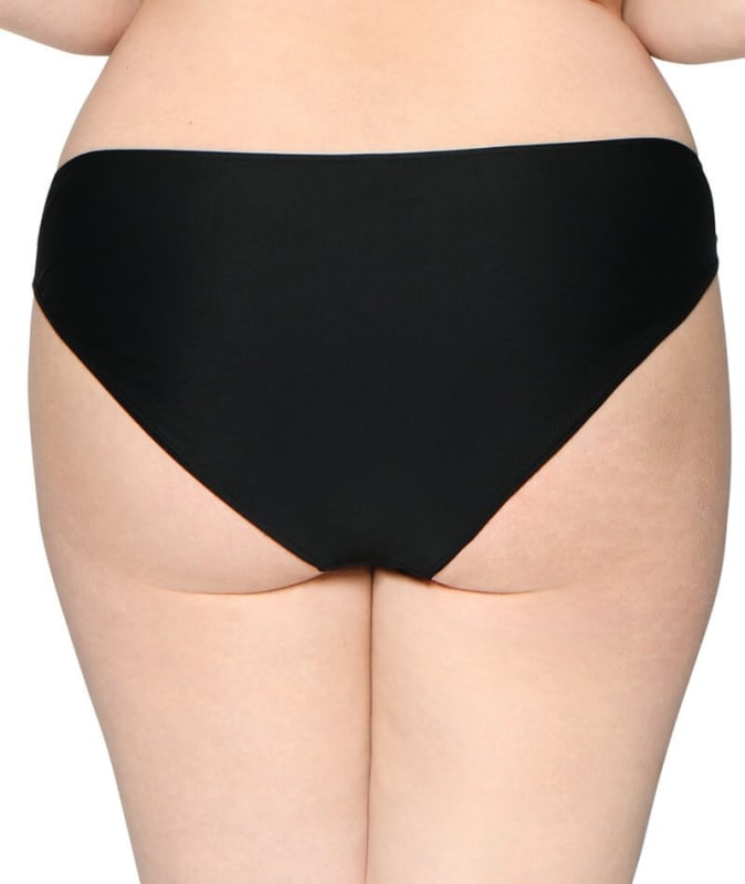 Curvy Kate Wrapsody Bikini Brief - Black Swim