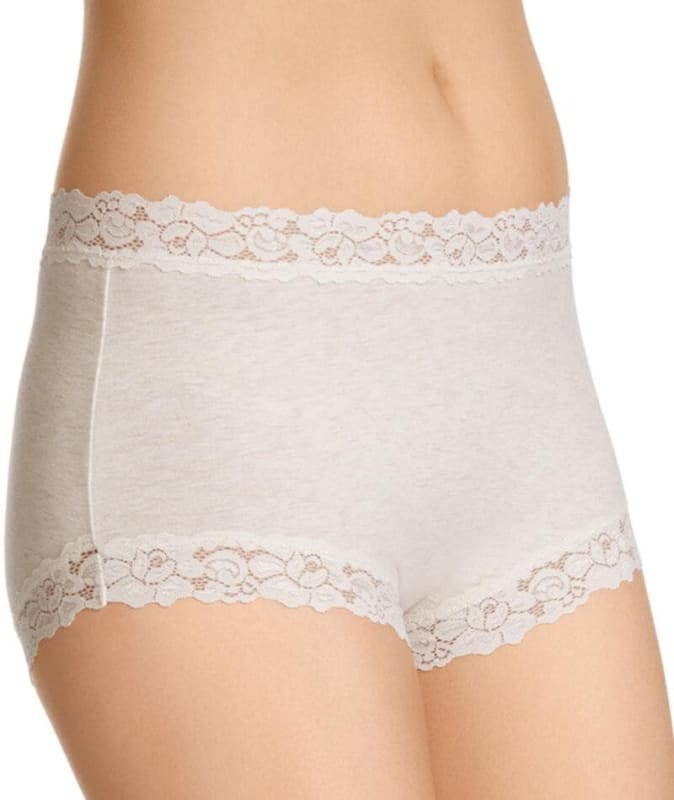 Jockey Parisienne Cotton Marle Full Brief - Vanille Knickers 