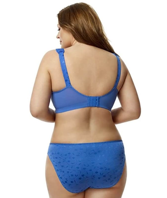 Elila Jacquard Non-Underwired Bra - Cobalt Bras 