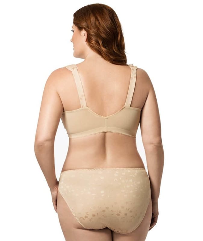 Elila Front Opening Non-Underwired Posture Bra - Nude Bras