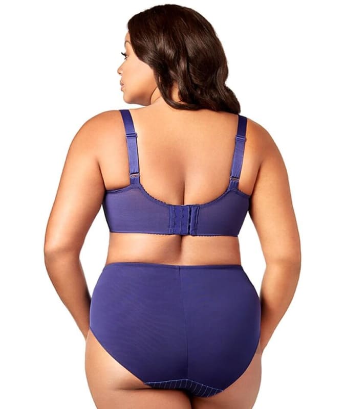 Elila Printed Balcony Underwire Bra - Bluewhite Bras