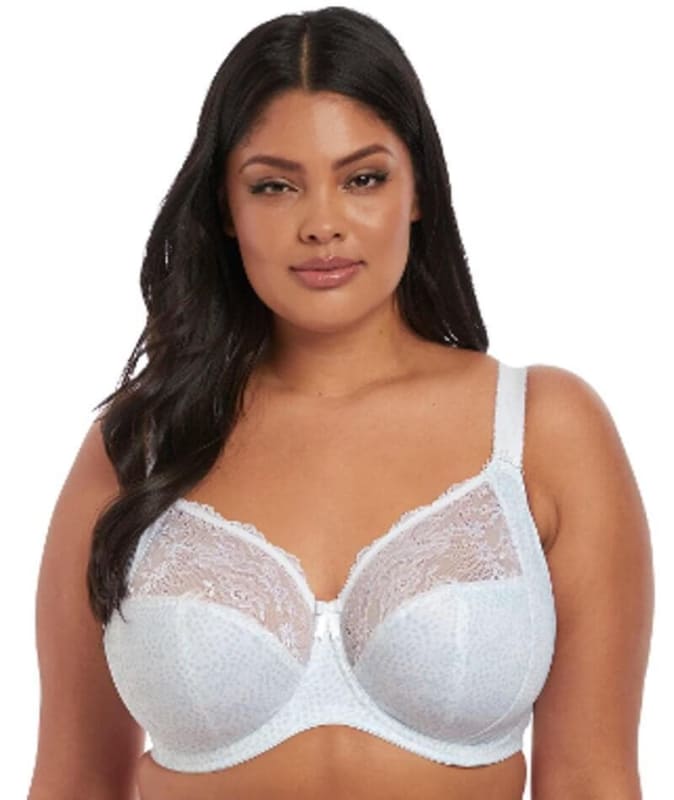 Elomi Morgan Underwire Banded Bra - White Bras 10GG White