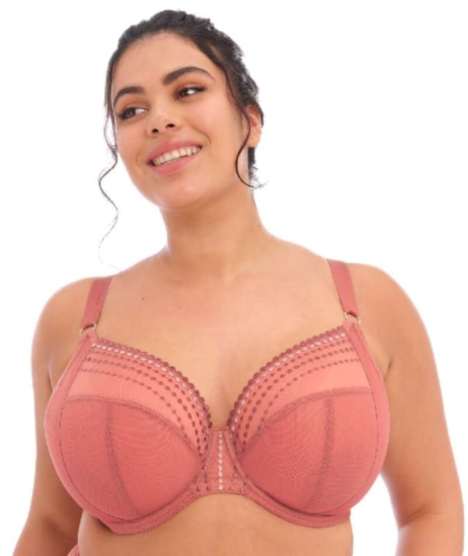 Elomi Matilda Underwire Plunge Bra - Rose Bras 10GG Rose