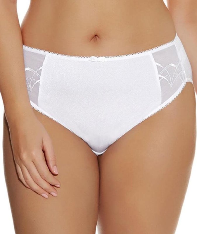 Elomi Cate Brief - White Knickers 12 White