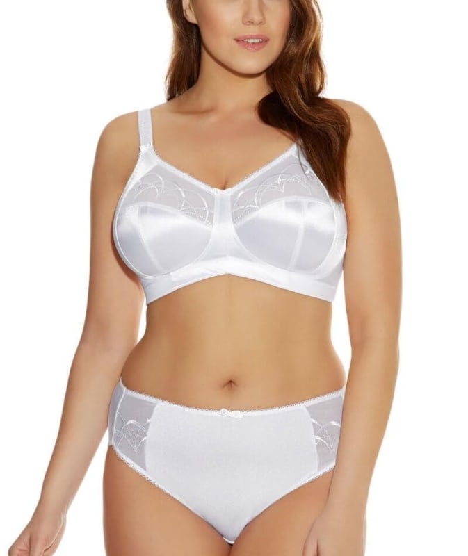 Elomi Cate Soft Cup Bra - White Bras 