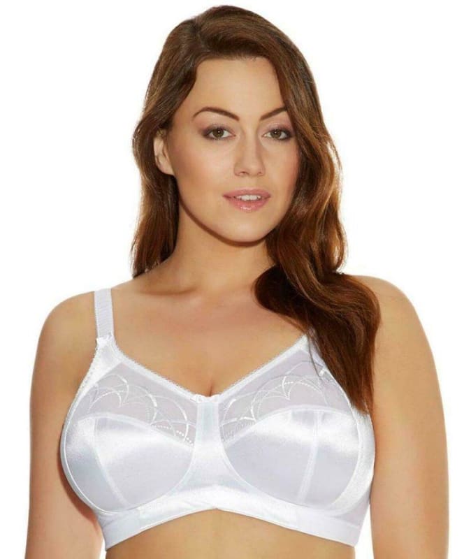 Elomi Cate Soft Cup Bra - White Bras 