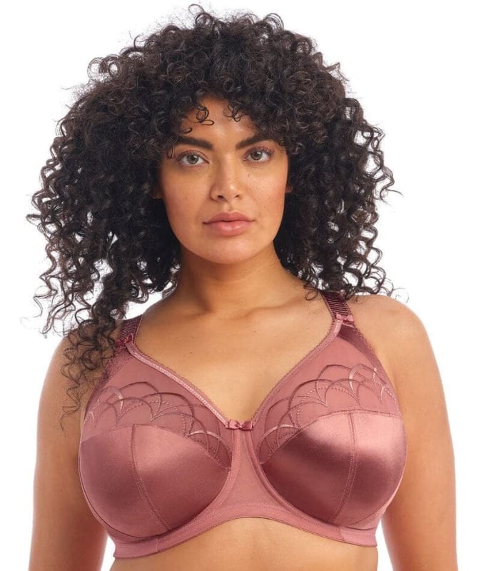 Elomi Cate Underwired Full Cup Banded Bra - Rosewood Bras