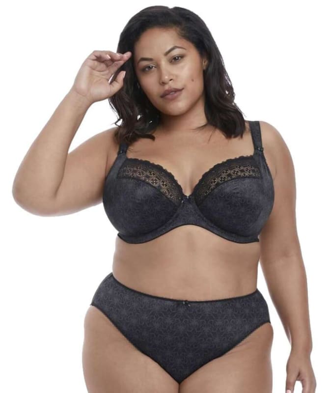 Elomi Kim Underwired Plunge Bra - Black Bras